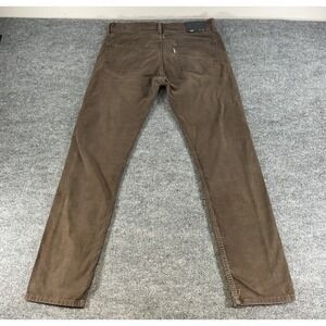 Levis 508 Jeans Mens 34x34 Brown Corduroy Slim Taper White Label Casual Pants St